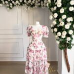 Robe Soiree Flowers